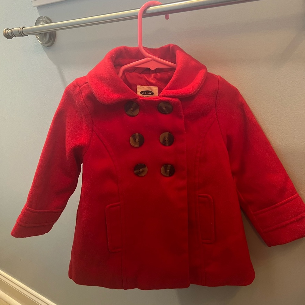 Classic Red Kids Coat